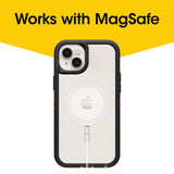 Otterbox iPhone 14 Plus Defender Series XT Rugged MagSafe Case Clear/Black My Outlet Store
