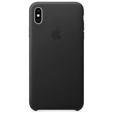 Official Apple Genuine Leather Rear Case Cover for iPhone XS Max - Black My Outlet Store