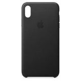 Official Apple Genuine Leather Rear Case Cover for iPhone XS Max - Black My Outlet Store