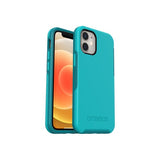 OtterBox Symmetry Rugged Snap On Case Cover For iPhone 12 mini - Blue My Outlet Store