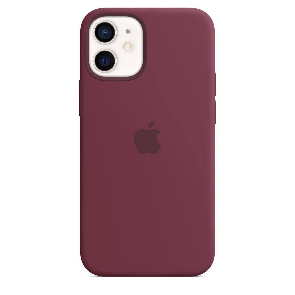 Apple Silicone Case with MagSafe for iPhone 12 mini - Plum My Outlet Store