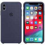 Apple Silicone Case Cover for iPhone Xs Max Retail Packed Midnight Blue My Outlet Store