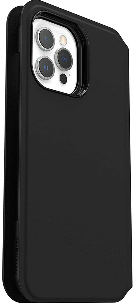 Otterbox Strada Via Soft-Touch Folio Wallet Case Apple iPhone 12 Pro Max - Black My Outlet Store
