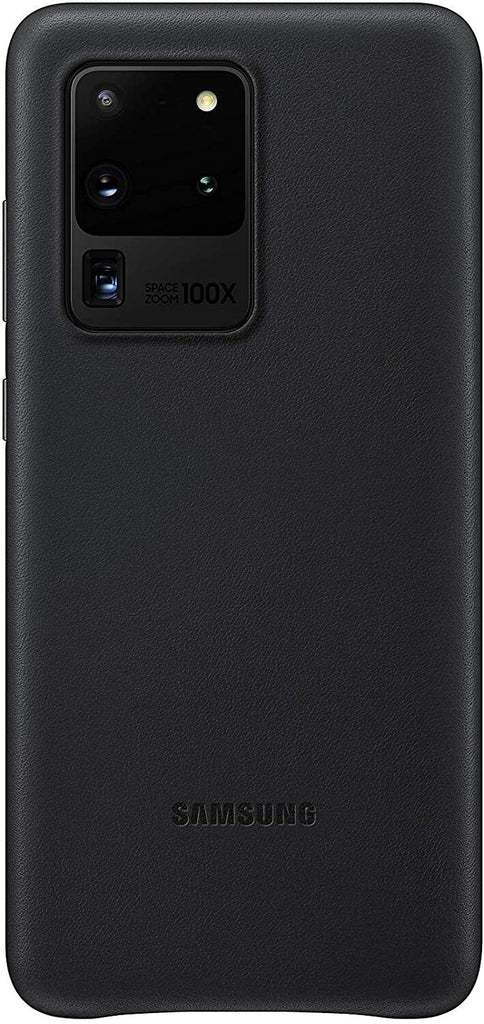 Samsung Original Galaxy S20 Ultra 5G Leather Cover/Mobile Phone Case - Black My Outlet Store