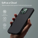 ESR iPhone 13 Pro Cloud Liquid Silicone Soft Rear Case with MagSafe - Black My Outlet Store