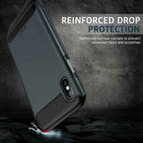 Rugged iPhone Xs Max ESR Heavy-Duty Armor Slim Back Case Cover - Black My Outlet Store