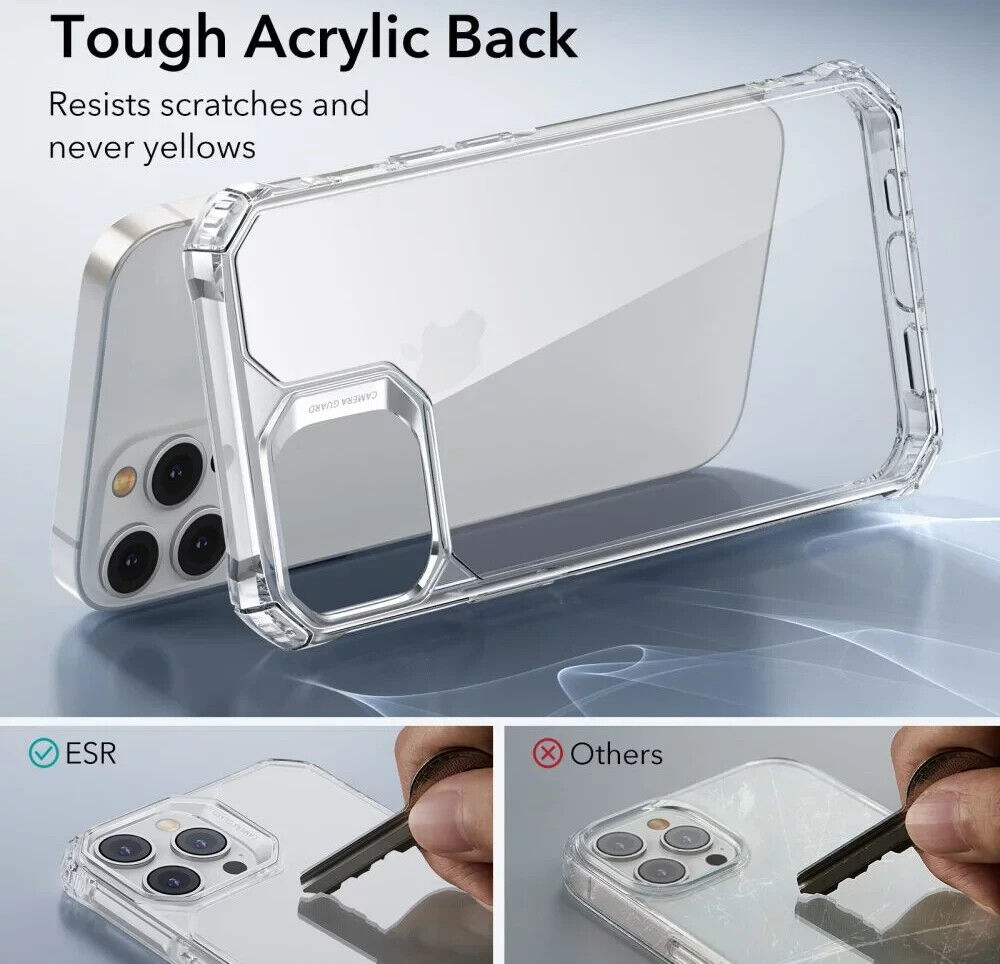 ESR iPhone 14 Pro Air Armor Strong Protective Tough Clear Back Case Cover My Outlet Store