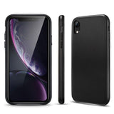 ESR iPhone XR Oxford Premium Real Leather Ultra Thin Black Case My Outlet Store