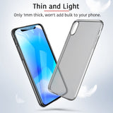 ESR iPhone XR Case Essential Series Soft TPU Gel Back Cover - Clear/Black My Outlet Store