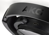AKG Y50BTBLK Portable Foldable On-Ear Rechargeable Bluetooth Headphones - Black My Outlet Store