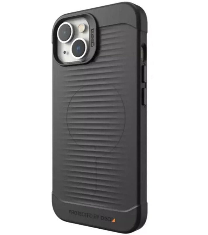 Gear4 Havana Snap Back Case for iPhone 14/13 - MagSafe Compatible - Black My Outlet Store