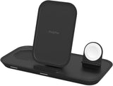 mophie 3-in-1 Wireless Charging Stand for iPhone, AirPods/Pro, Watch RRP £99 My Outlet Store