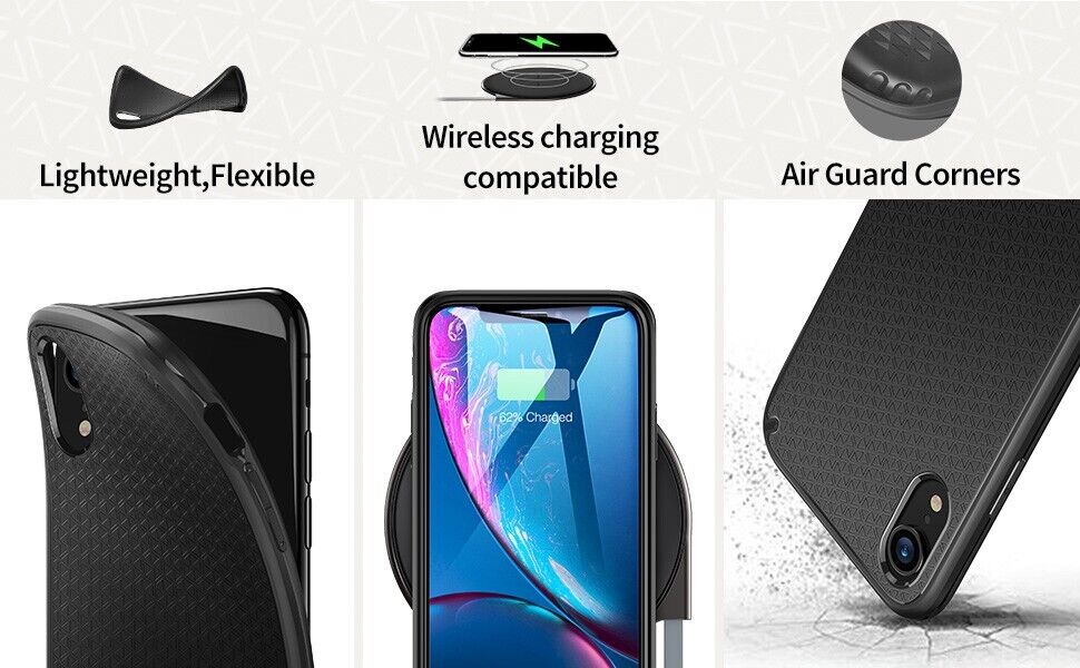 ESR iPhone XR Premium Stylish Protective Case Black My Outlet