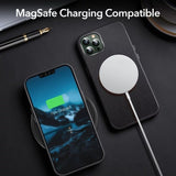 ESR iPhone 13 Pro Metro Real Genuine Leather Case Cover with MagSafe Black My Outlet Store