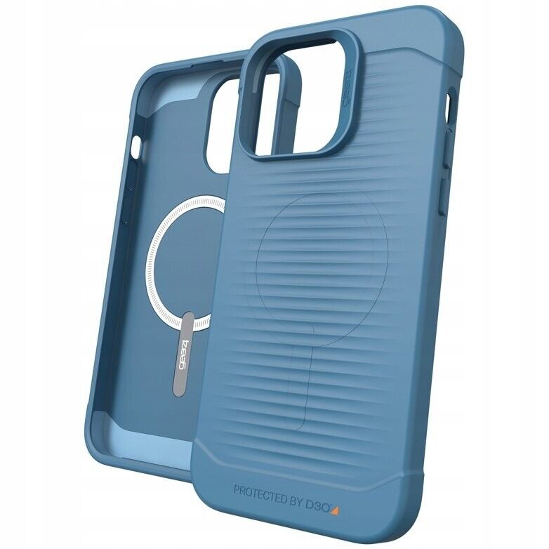 Gear4 Havana Snap Back Case for iPhone 14 Pro Max - MagSafe Compatible - Blue My Outlet Store
