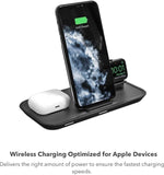 mophie 3-in-1 Wireless Charging Stand for iPhone, AirPods/Pro, Watch RRP £99 My Outlet Store