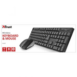 Trust Ximo Wireless UK Keyboard and Compact Mouse Set for Windows & MacOS Black My Outlet Store
