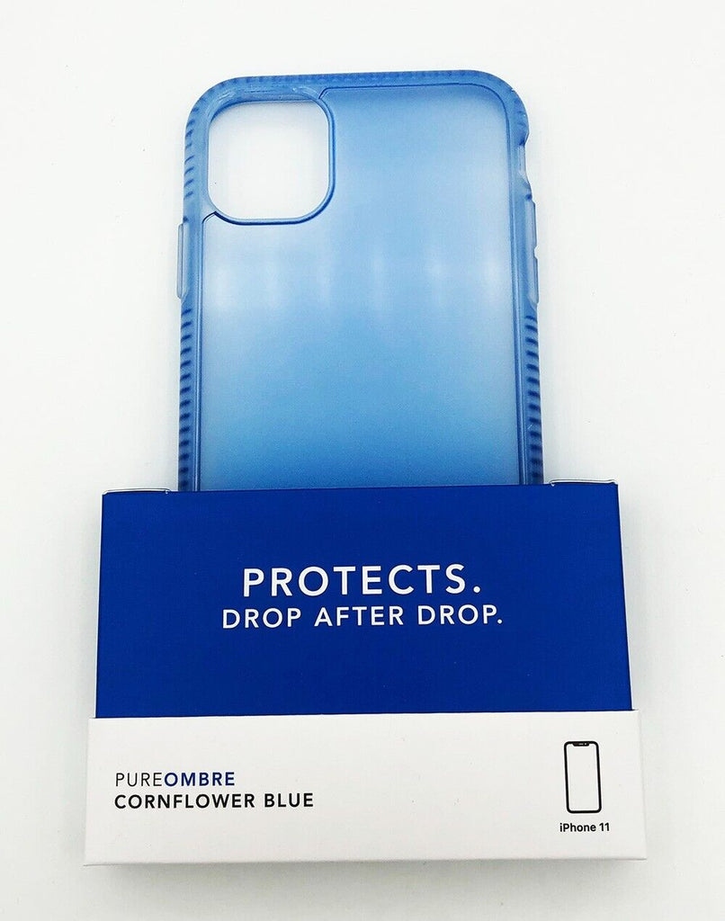 tech21 Pure Ombre Slim Tough Stylish Case Cover for Apple iPhone 11 Blue My Outlet Store