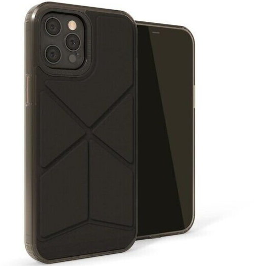 Pipetto iPhone 12 Pro Max Origami Snap Back Stand Case Black My Outlet Store
