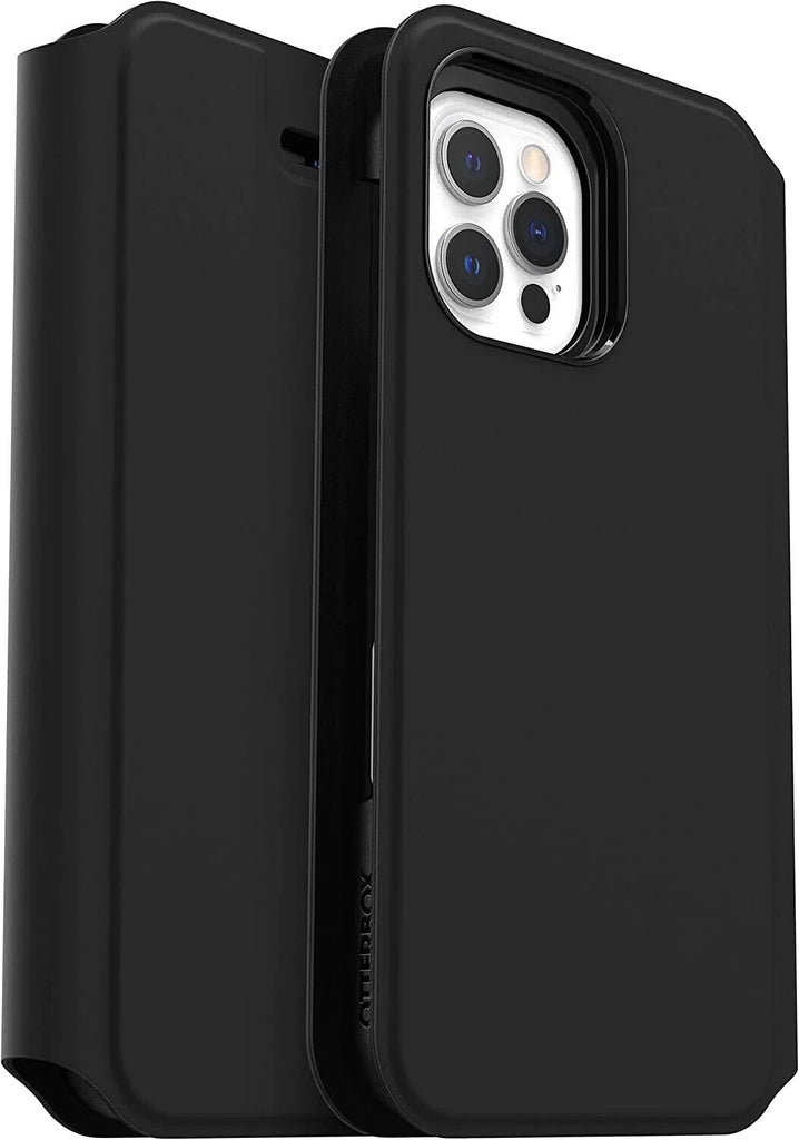 Otterbox Strada Via Soft-Touch Folio Wallet Case Apple iPhone 12/12 Pro - Black My Outlet Store