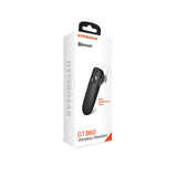 HyperGear BT360 Multipoint Wireless Bluetooth Headset Hands-Free - Black My Outlet Store