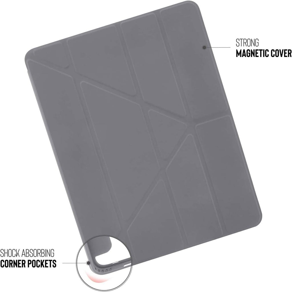 Pipetto Origami iPad Case Pro 12.9 (2020) 3rd/4th Generation | Shockproof Grey My Outlet Store