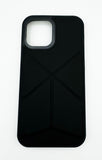 Pipetto iPhone 12 Pro Max Origami Snap Back Stand Case Black My Outlet Store