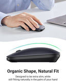 UGREEN Wireless Mouse for Laptop Ultra Slim Portable USB Silent 4000DPI Black My Outlet Store