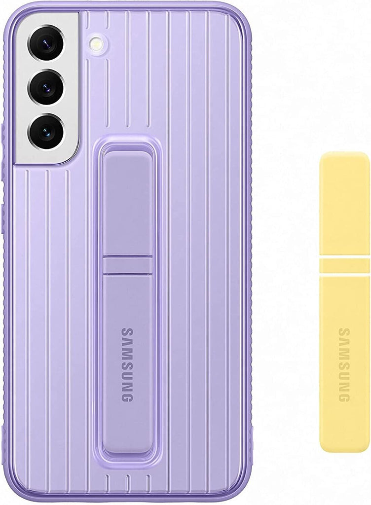 Samsung Official S22 Protective Standing Stylish Back Cover Case Lavender/Yellow My Outlet Store