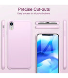 ESR iPhone XR Ultra Slim Liquid Silicone Soft Microfiber Lining Case Pink My Outlet Store