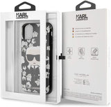 KARL LAGERFELD Flower Back Case for iPhone 11 Pro - BLACK My Outlet Store