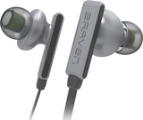 Braven Earbuds Flye Sport Wireless IPX5 Tangle-Free Water Proof Grey/Green My Outlet Store