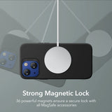 ESR iPhone 13 Liquid Silicone Soft Rear Case with MagSafe - Black My Outlet Store