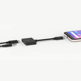 Belkin RockStar 3.5mm Audio + USB-C Charge Adapter F7U080BTBLK My Outlet Store