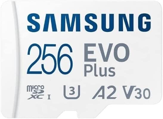 Samsung MicroSDXC 256GB EVO Plus CL10 UHS-I U3 MB-MC256KA/EU My Outlet Store