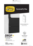 Otterbox Samsung Galaxy Z Flip4 Hard-Cover SYMMETRY FLEX Back Case Black My Outlet Store