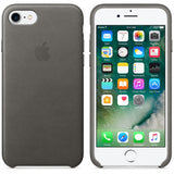 Apple Leather Back Case Cover for iPhone 7/8/7+/8+ Storm Gray/Black My Outlet Store