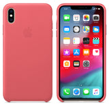 Apple iPhone X Max/XS Max Leather Snap-On Case Peony Pink / Cod Blue My Outlet Store