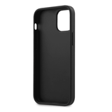 BMW LEATHER HOT STAMP WITH VERTICAL LINES - iPHONE 12 MINI BLACK My Outlet Store