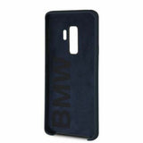 BMW Hexagon Real Leather / Silicone Hard Case Black/Navy for Samsung Galaxy S9 My Outlet Store