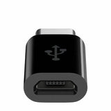 Belkin Ultra Slim Micro-USB Female to USB-C Male Adapter USB-IF Certified Black My Outlet Store