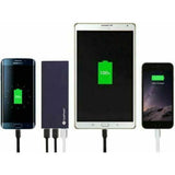 CasePower 14200 mAh Quick Charge Powerbank with ClickToGo Micro USB Cable - Blue My Outlet Store
