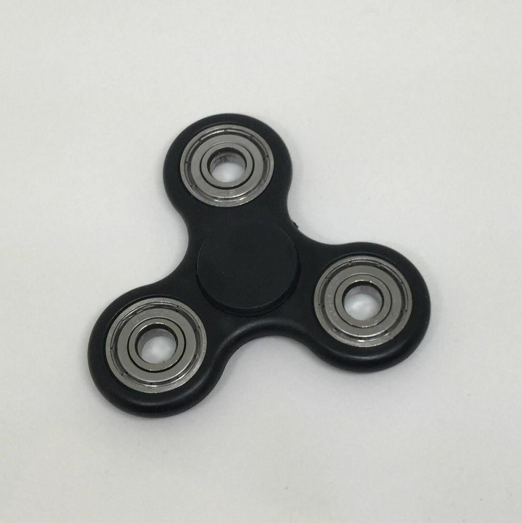 Fidget Toy Hand Finger Spinner Tri-Spinner Desk Focus Black Free Delivery My Outlet Store