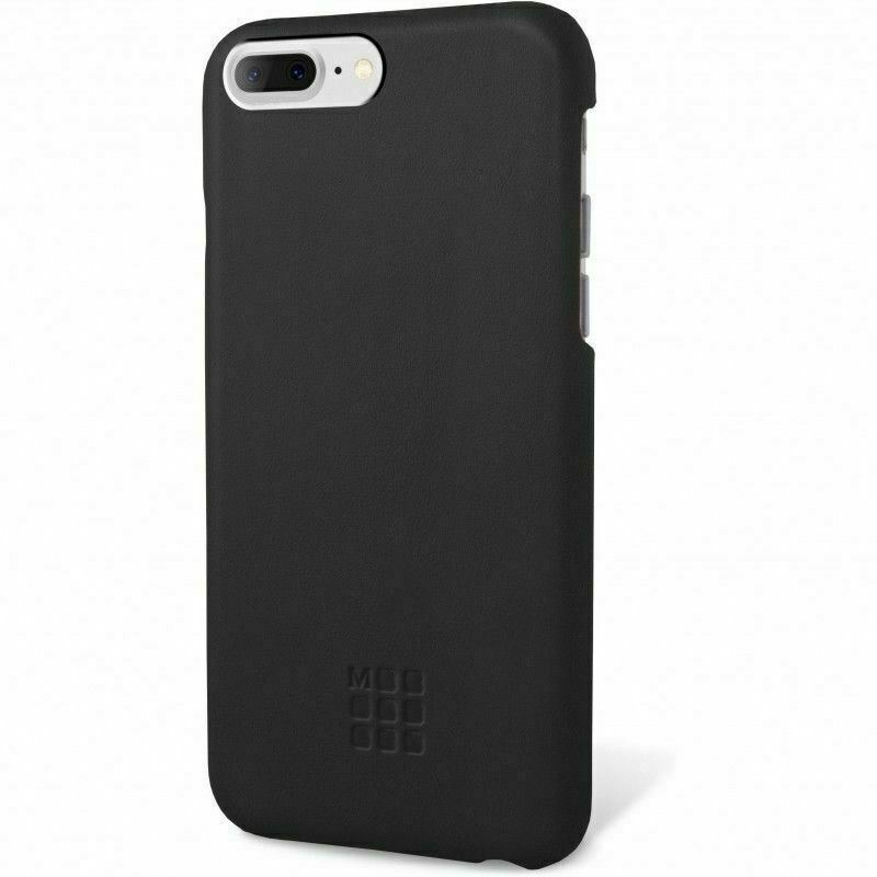 Moleskine Hardshell Case Cover for Apple iPhone 8 Plus 7 Plus Black My Outlet Store