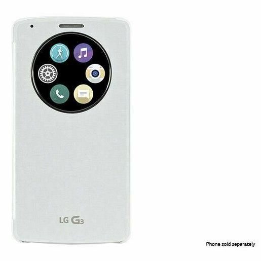 Genuine Official LG Quick Circle Snap-On Folio Case for LG G3 My Outlet Store