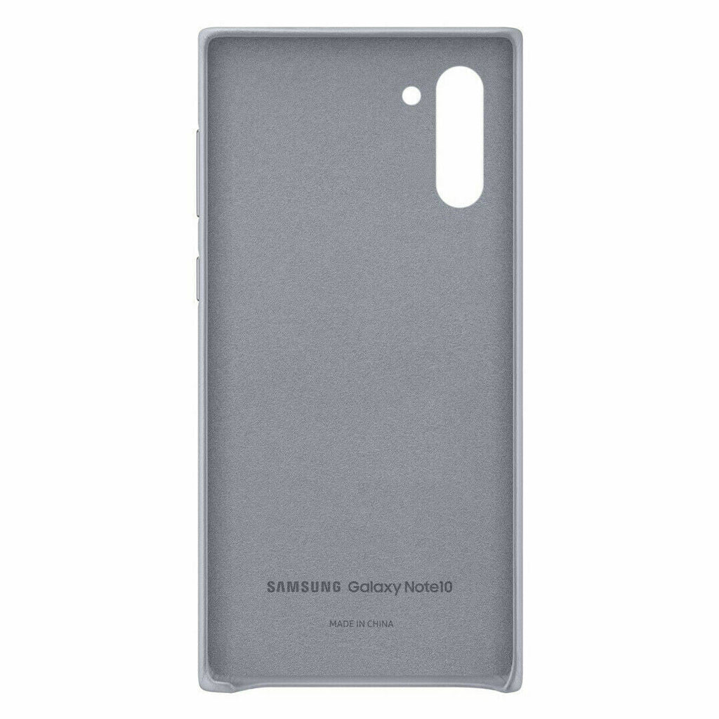 Genuine Samsung Leather Case Cover for Samsung Galaxy Note10/Note10 5G - Silver My Outlet Store