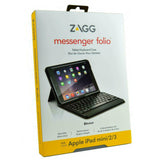 ZAGG Messenger Folio Bluetooth Keyboard Case Cover For iPad Mini 1/2/3 My Outlet Store