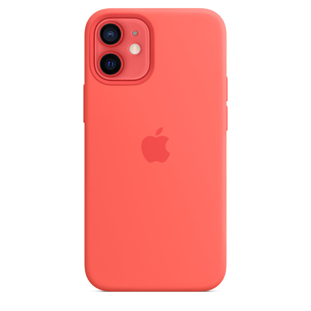 Apple Silicone Case with MagSafe for iPhone 12 mini - Pink Citrus My Outlet Store