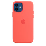 Apple Silicone Case with MagSafe for iPhone 12/12 Pro - Pink Citrus My Outlet Store