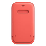 iPhone 12 Pro Max Leather Sleeve with MagSafe - Pink Citrus My Outlet Store